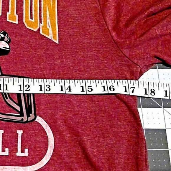 Majestic Washington Redskins Men's Tee Sm Red Washington Football Commanders NFL - Picture 8 of 9